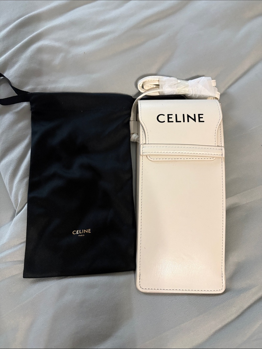 Celine Oversized Square Shield Sunglasses in Tortoiseshell Brown - Picture 2 of 7